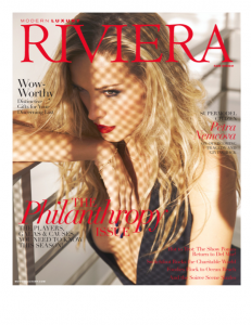 Riviera Magazine Cover Page